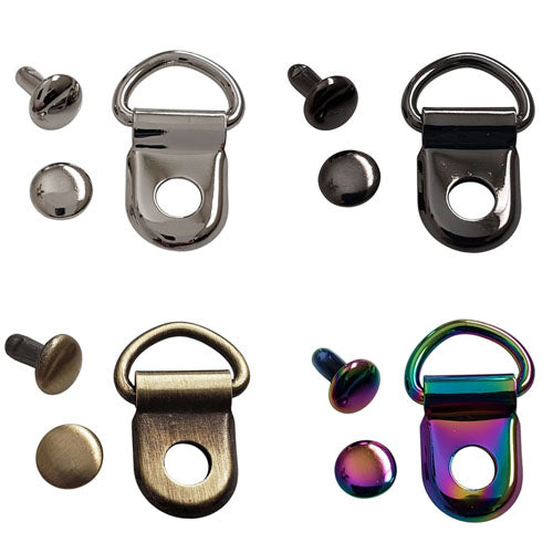 Plastic Hardware Plastic D Rings Sewing Purse Making Supplies 100