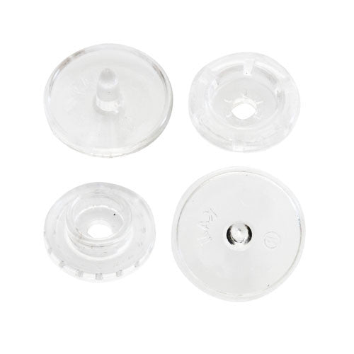 KAM Plastic Snaps Button Snap Fasteners Size 20 Sets X900 Clear - KAMsnaps®