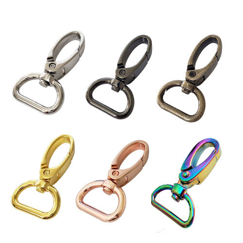 Swivel Lever Hooks Lobster Clasps for Bag Hardware Key Fobs Snap