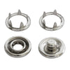 BULK Size 16 Open-Ring Snaps - Silver (1000 Sets)