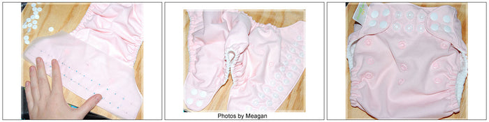 Converting Velcro on bumGenius Diapers to Snaps (Tutorial)