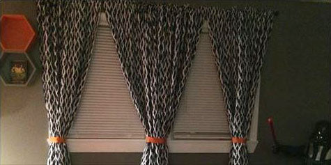 KAM snap no-sew button fasteners curtain tie backs