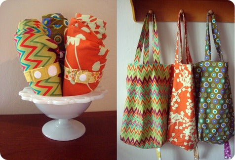 Roll-Up Tote Strap Using KAM Snap Fasteners No-Sew Buttons