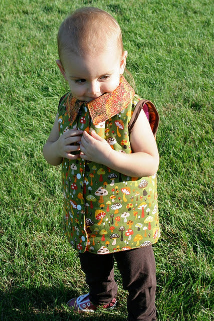 KAM snaps reversible children vest clothing