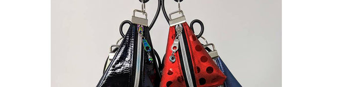 How to Make Small Zippered Meraki Pouch Bag w/ Key Fob Attachment (Tutorial)