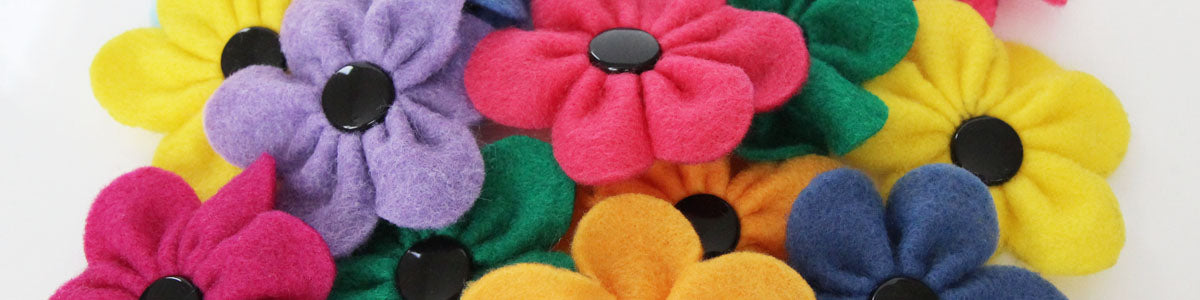 DIY Felt Flower Pens and Vase with Snap Fasteners (Tutorial)