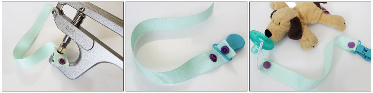 How to Make a Pacifier Clip With Ribbon - Easy Sewing For Beginners