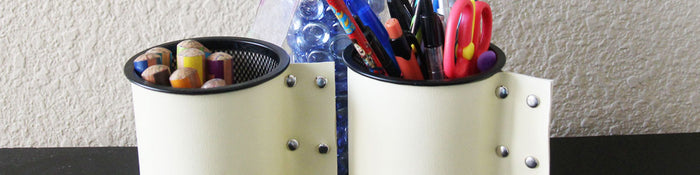 Decorative Cover for Any Container, Vase, Jar, Can (No-Sew Tutorial)