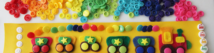 Upcycle A Tin Can Into A Train Themed Pencil Holder with KAM Snap Fasteners (No-Sew Tutorial)