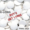 Buy 2 Get 3rd Free: Size 20 EXTRA LONG B03 White (1000 Sets)