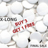 Buy 3 Get 1 Free: Size 20 EXTRA LONG B03 White (1000 Sets) *FINAL SALE*