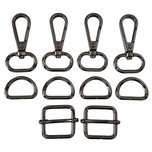 3/4" Bag-Making Strap Hardware Sets (10pcs)