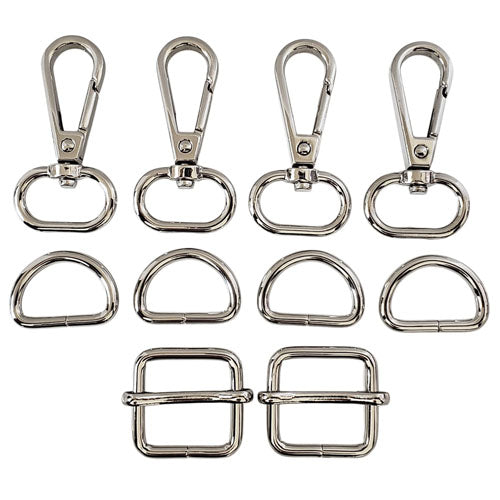 3/4" Bag-Making Strap Hardware Sets (10pcs)