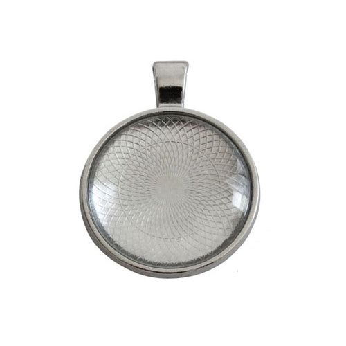Bezel Pendant Trays w/ Glass Cover (10 Sets)