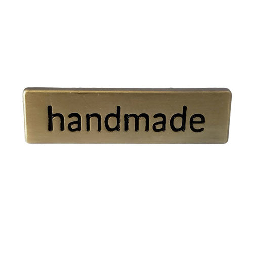 "Handmade" Metal Label