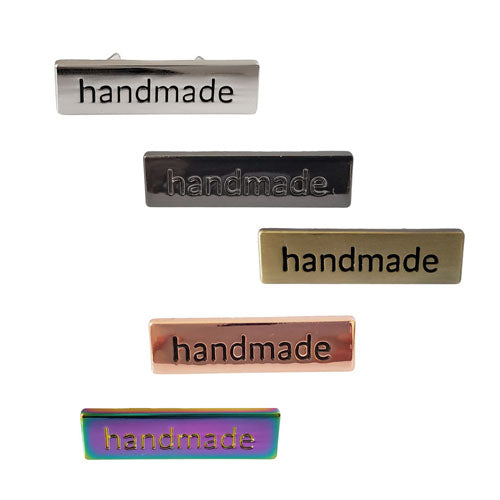 "Handmade" Metal Label