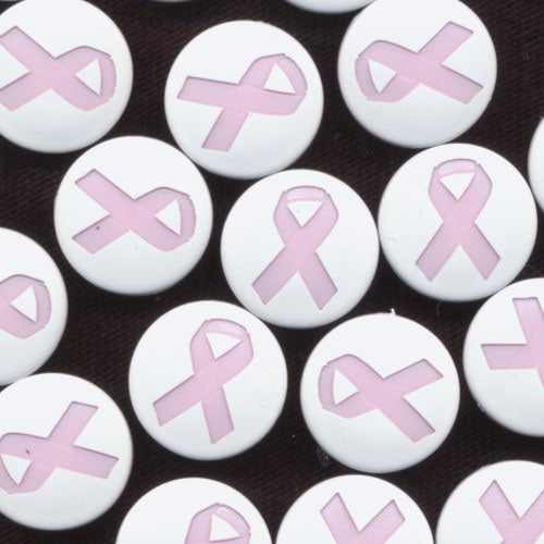 Two-Toned Engraved Pink Ribbon