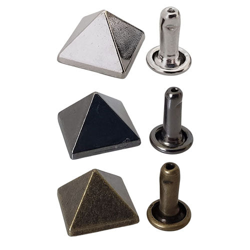 Pyramid Stud Rivet Pyramid Rivets (50 Sets) - KAMsnaps®