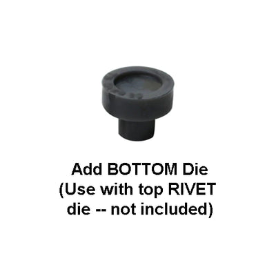 KX Die for Mouse Rivets  (15mm Plastic Bottom Die Only)
