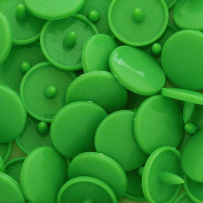 KAM Plastic Snaps Size 20 Extra Long Prong Fasteners B14 Spring Green