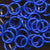 Size 16 Open-Ring Snaps - B16 Royal Blue (25 Sets)