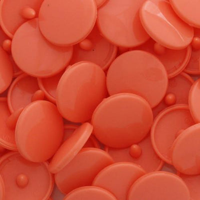 KAM Plastic Snaps Size 20 Extra Long Prong Snap Fasteners B17 Coral