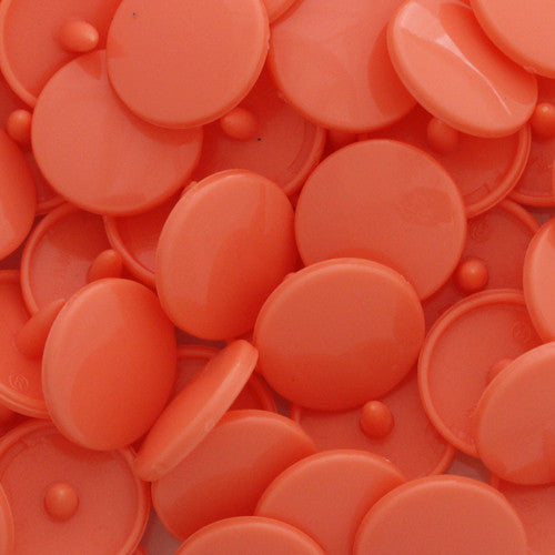 KAM Plastic Snaps Sz 20 Parts Individual Caps Sockets Studs B17 Coral