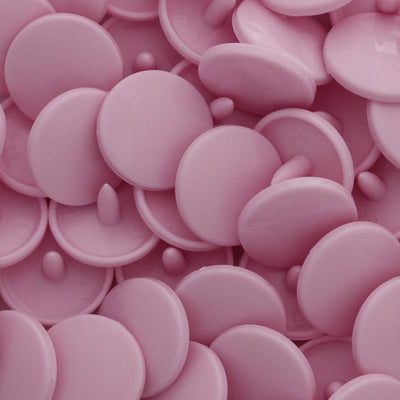 KAM Plastic Snaps Size 20 Parts Caps Sockets Studs B18 Pastel Pink