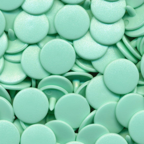 KAM Plastic Snaps Sets Size 16 for Baby Clothing B19 Pastel Green