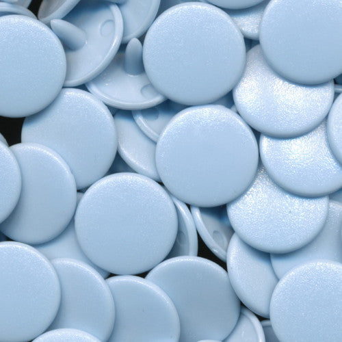 KAM Plastic Fastener Snaps Size 16 Matte Complete Sets B20 Pastel Blue