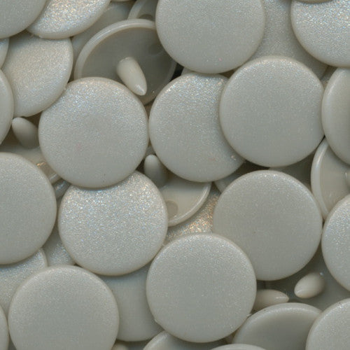 KAM Snap No-Sew Buttons Size 16 Caps Socket Studs B24 Light Gray