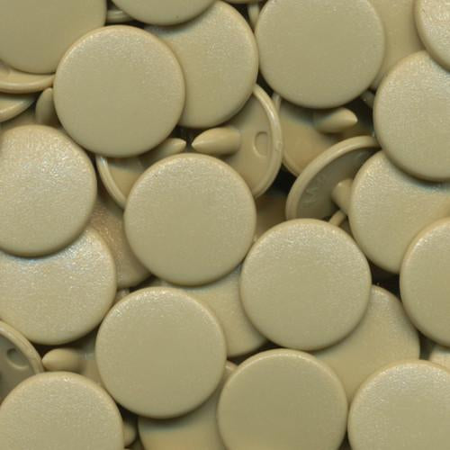 KAM Plastic Snaps Snap No-Sew Fasteners Matte Size 20 Regular B25 Tan