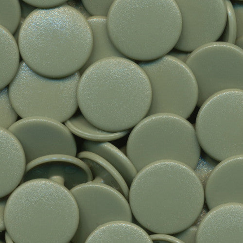 KAM Plastic Fastener Snaps Size 16 Matte Complete Sets B30 Sage Gray