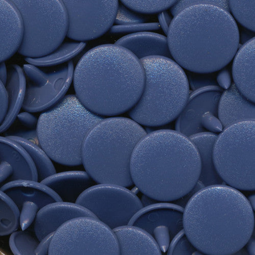 KAM Snap No-Sew Fasteners Size 16 T3 Complete Sets B32 Denim Blue