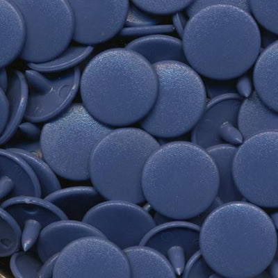 KAM Plastic Snaps Snap Fasteners Size 20 Regular Sets B32 Denim Blue