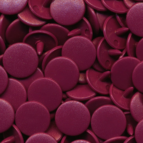 KAM Snap No-Sew Buttons Size 16 Caps Socket Stud Sets B34 Plum Purple