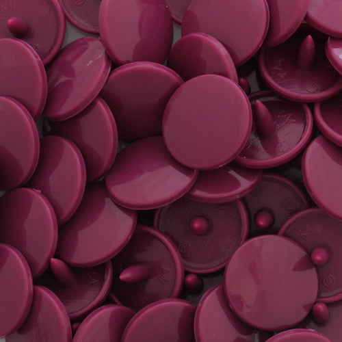 KAM Plastic Snaps Button Snap Fasteners Size 20 Sets B34 Plum Purple ...