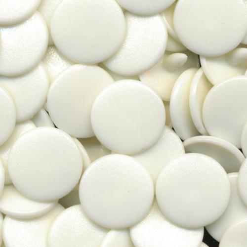 KAM Plastic Snaps Snap No-Sew Fasteners Matte Size 20 B37 Creamy White