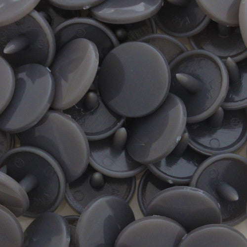 KAM Plastic Snaps Size 20 Individual Parts Caps Sockets Studs B39 Gray
