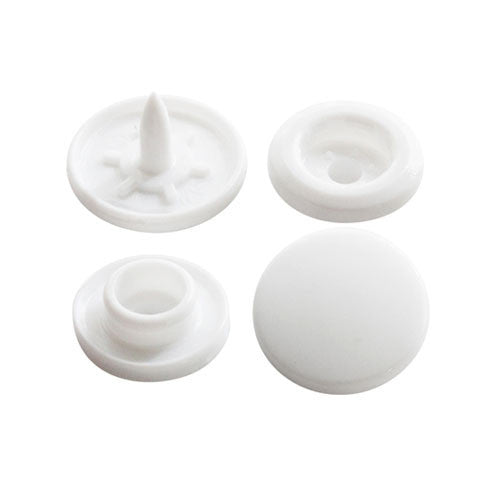 KAM Plastic Snaps Size 20 Extra Long Prong Fasteners B45 Light Silver ...
