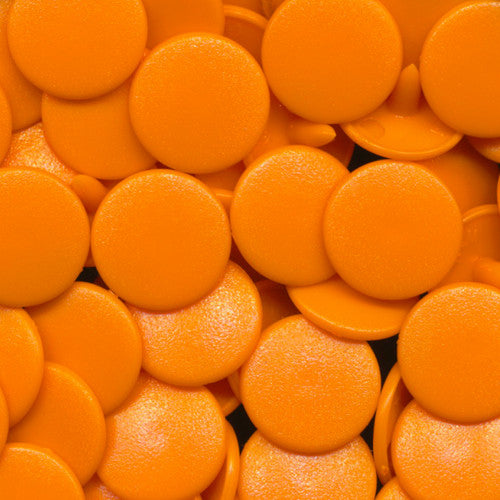 KAM Plastic Snap Fasteners Size 16 Professional Grade Sets B40 Pumpkin