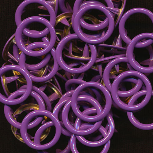 Size 16 Open-Ring Snaps - B41 Violet (25 Sets)