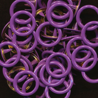 Size 16 Open-Ring Snaps - B41 Violet (25 Sets)