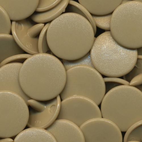 KAM Plastic Snaps Snap Fasteners Matte Size 20 Complete Set B42 Dark Tan