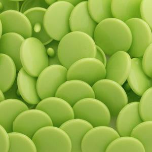 KAM Plastic Snaps Size 20 Extra Long Prong Snap Sets B44 Apple Green