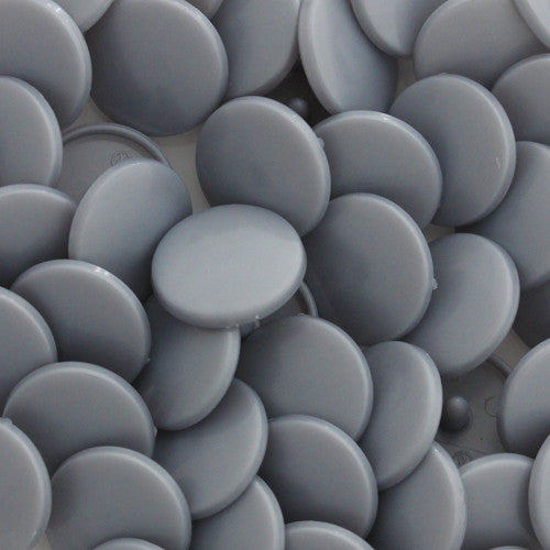 KAM Plastic Snap Fasteners Complete Sets Size 20/T5 B45 Light Silver