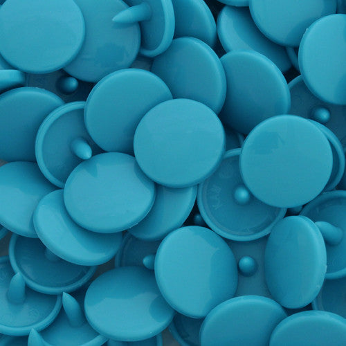 KAM Snap Fasteners Size 20 Individual Caps Sockets Studs B46 Teal