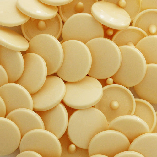 KAM Plastic Snaps Size 20 Parts Caps Sockets Studs B53 Peach