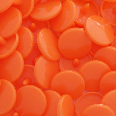 KAM Plastic Snaps Button Snap Fasteners Size 20 Sets B55 Orange