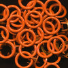 Size 16 Open-Ring Snaps - B55 Orange (25 Sets)